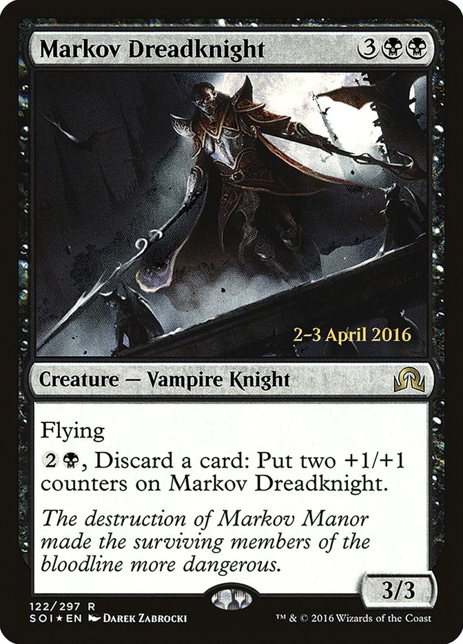 Markov Dreadknight [Shadows over Innistrad Prerelease Promos] | Silver Goblin