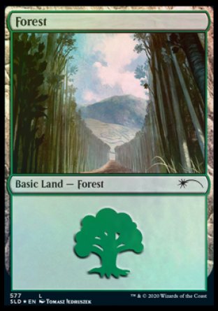 Forest (Walls) (577) [Secret Lair Drop Promos] | Silver Goblin