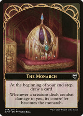 Horror // The Monarch Double-Sided Token [Commander Legends Tokens] | Silver Goblin