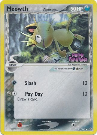 Meowth (71/110) (Delta Species) (Stamped) [EX: Holon Phantoms] | Silver Goblin