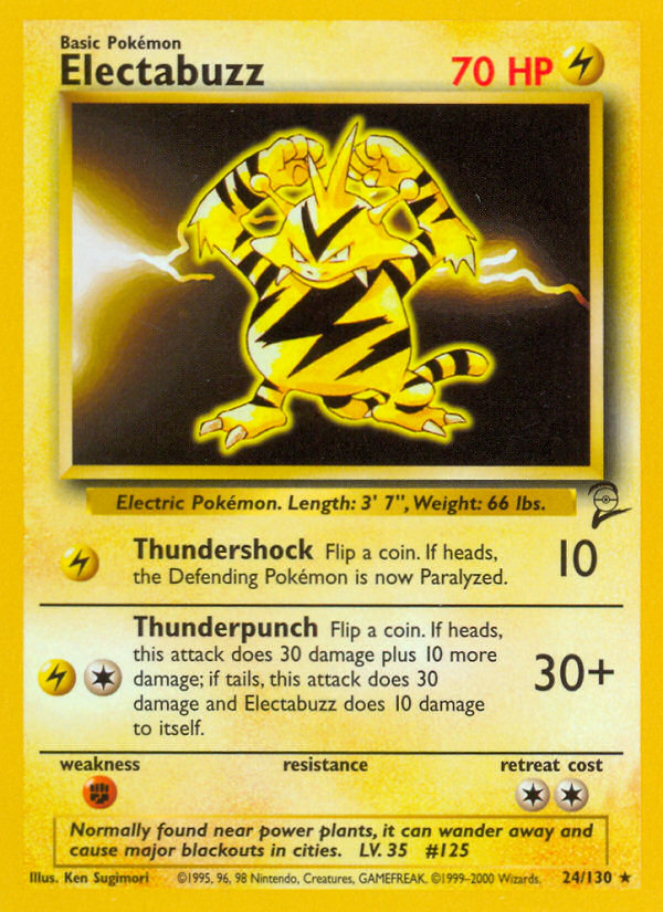 Electabuzz (24/130) [Base Set 2] | Silver Goblin