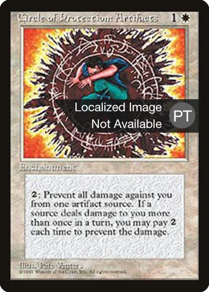 Circle of Protection: Artifacts [Fourth Edition (Foreign Black Border)] | Silver Goblin