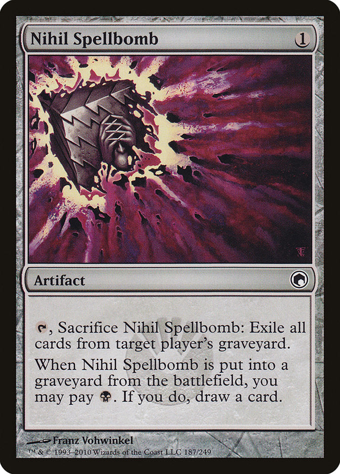 Nihil Spellbomb [Scars of Mirrodin] | Silver Goblin