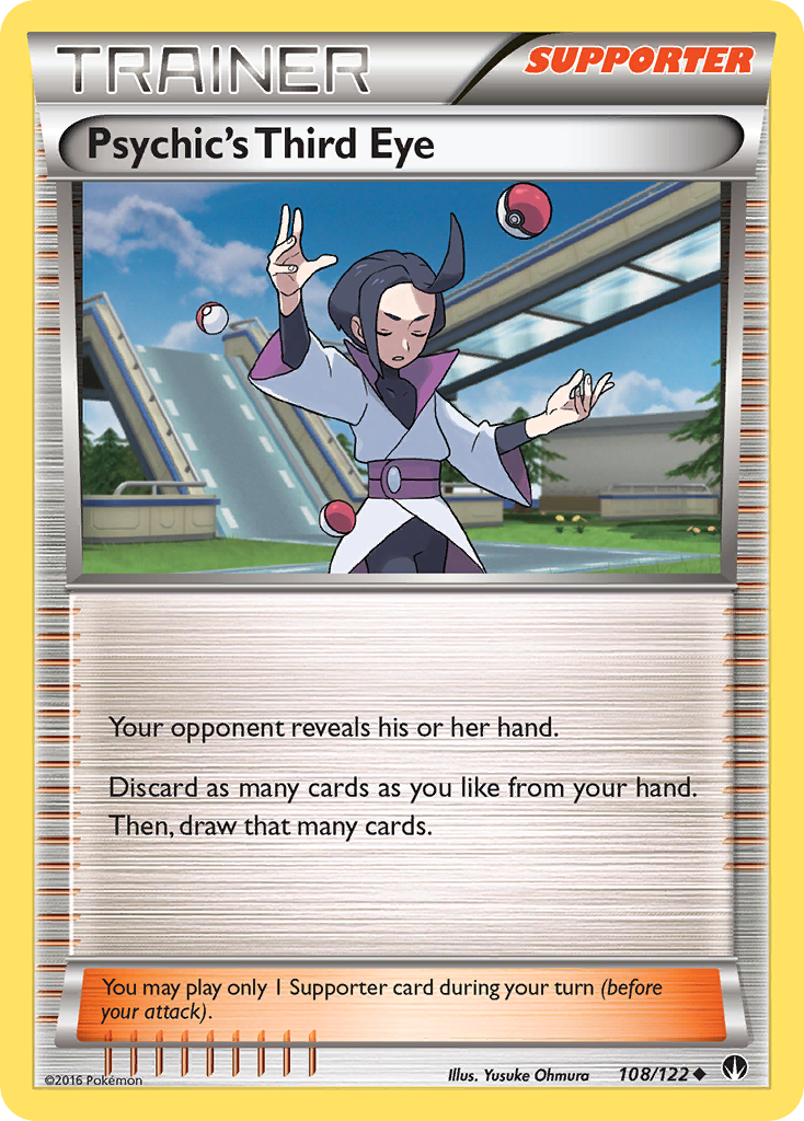 Psychic's Third Eye (108/122) [XY: BREAKpoint] | Silver Goblin