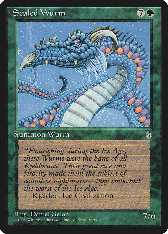 Scaled Wurm [Ice Age] | Silver Goblin