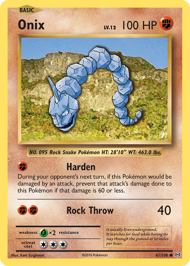 Onix (61/108) [XY: Evolutions] | Silver Goblin