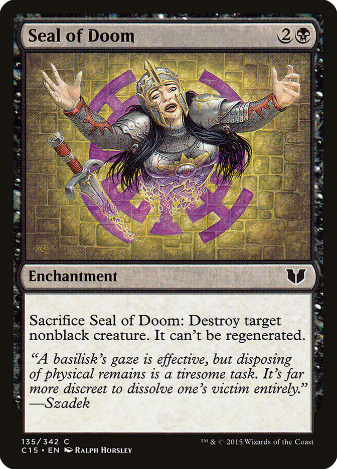 Seal of Doom [Commander 2015] | Silver Goblin