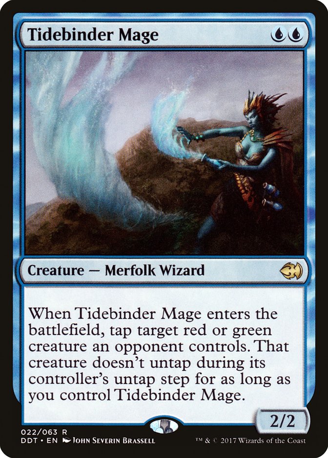 Tidebinder Mage [Duel Decks: Merfolk vs. Goblins] | Silver Goblin