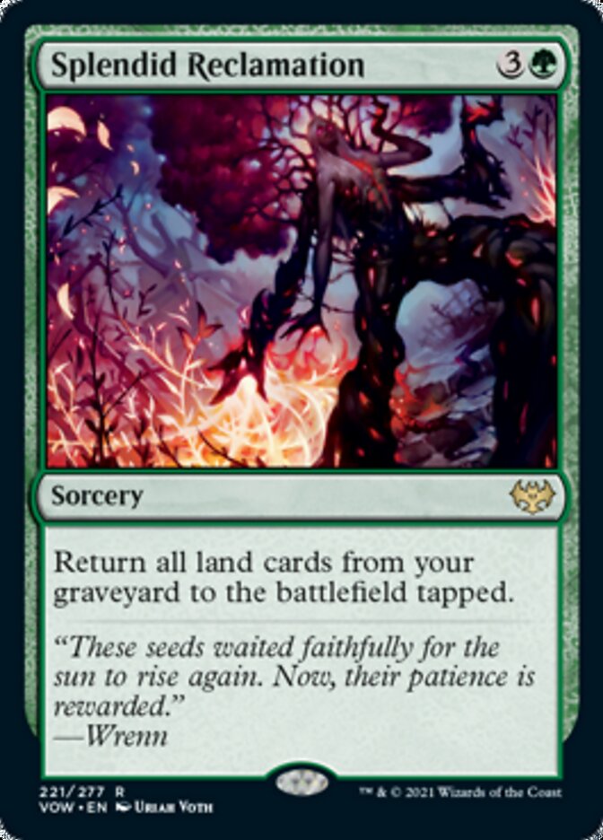 Splendid Reclamation [Innistrad: Crimson Vow] | Silver Goblin