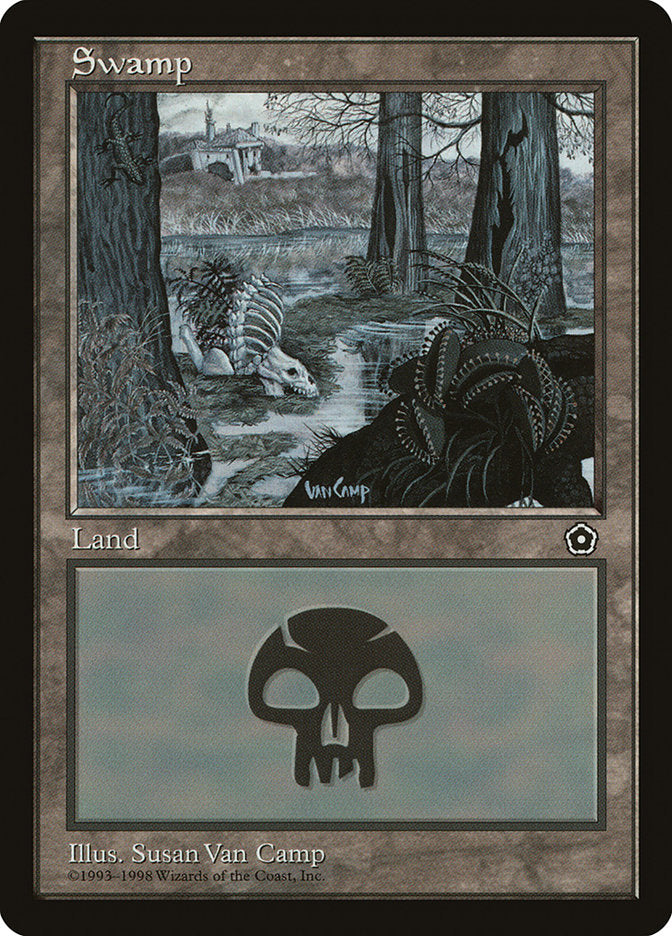 Swamp (Signature Centered) [Portal Second Age] | Silver Goblin