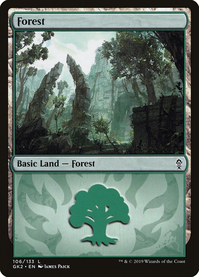 Forest (106) [Ravnica Allegiance Guild Kit] | Silver Goblin