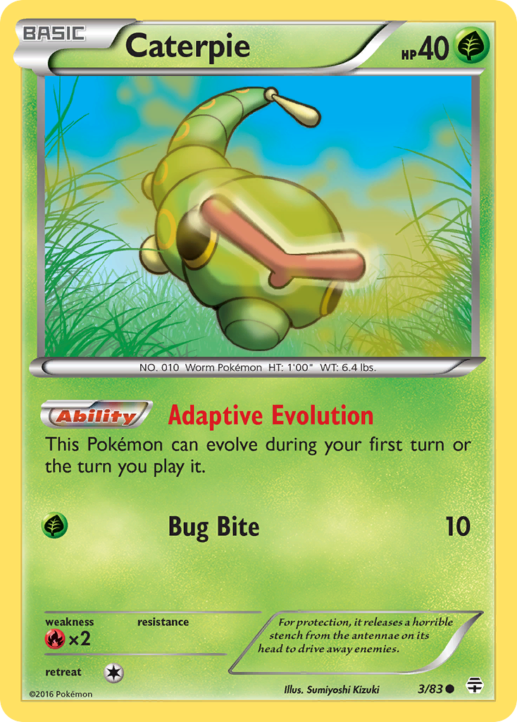 Caterpie (3/83) [XY: Generations] | Silver Goblin