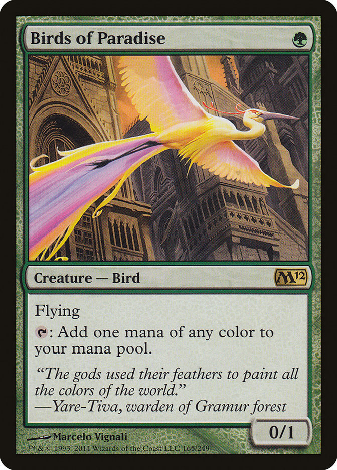 Birds of Paradise [Magic 2012] | Silver Goblin