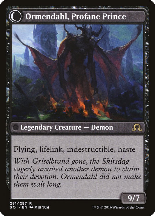 Westvale Abbey // Ormendahl, Profane Prince (281) - Shadows over Innistrad