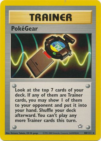 PokeGear (88/111) [Neo Genesis Unlimited] | Silver Goblin