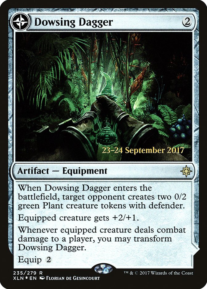 Dowsing Dagger // Lost Vale (235s) Foil - Ixalan Promos