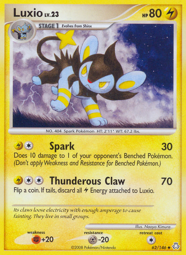 Luxio (62/146) [Diamond & Pearl: Legends Awakened] | Silver Goblin