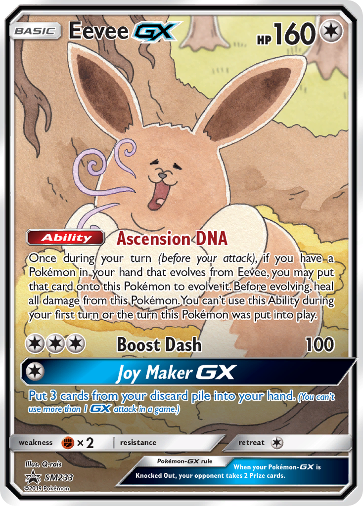 Eevee GX (SM233) [Sun & Moon: Black Star Promos] | Silver Goblin