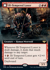Ill-Tempered Loner // Howlpack Avenger (Extended Art) [Innistrad: Crimson Vow] | Silver Goblin