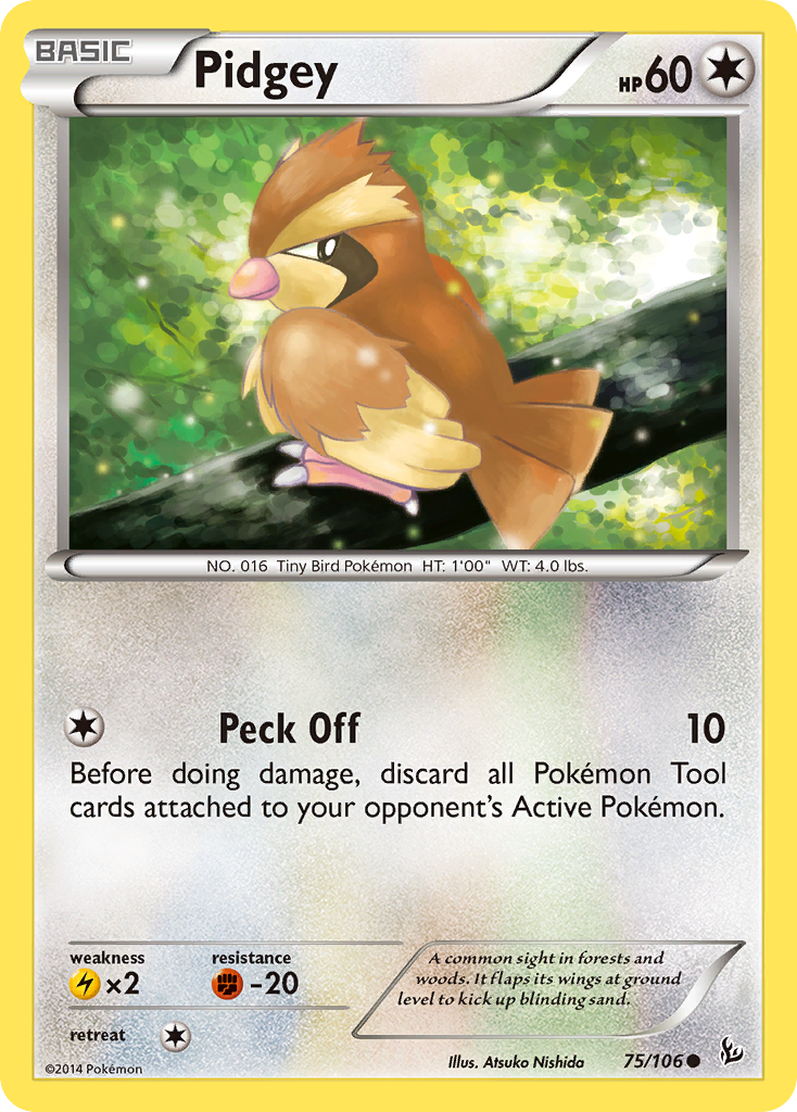 Pidgey (75/106) [XY: Flashfire] | Silver Goblin