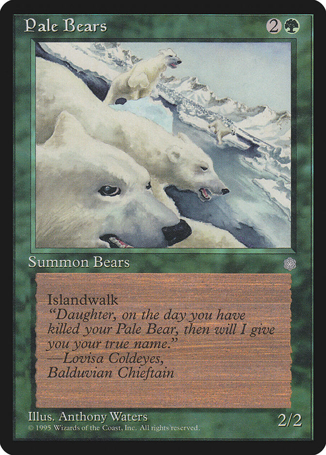 Pale Bears [Ice Age] | Silver Goblin