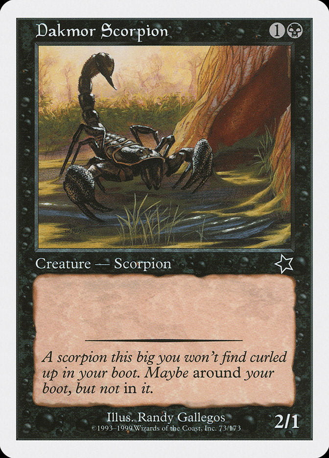 Dakmor Scorpion [Starter 1999] | Silver Goblin