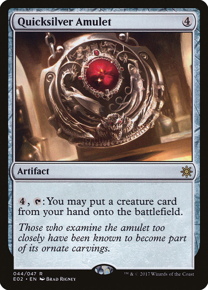 Quicksilver Amulet [Explorers of Ixalan] | Silver Goblin