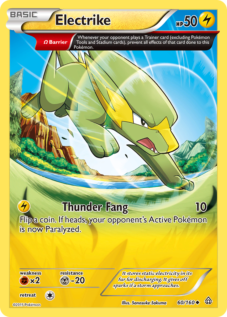 Electrike (60/160) [XY: Primal Clash] | Silver Goblin