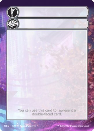 Helper Card (2/9) [Kamigawa: Neon Dynasty Tokens] | Silver Goblin