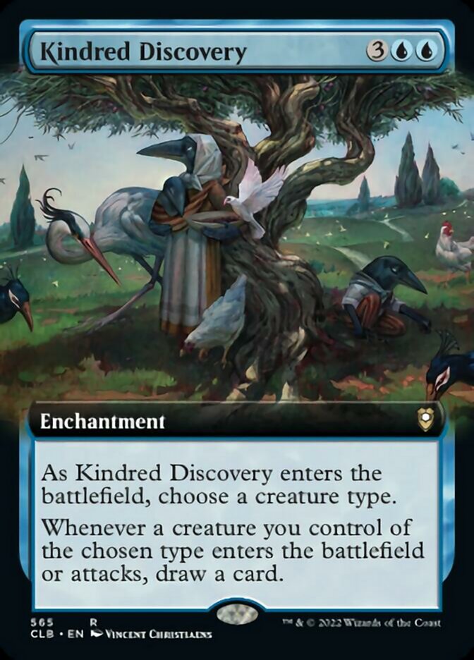 Kindred Discovery (Extended Art) [Commander Legends: Battle for Baldur's Gate] | Silver Goblin