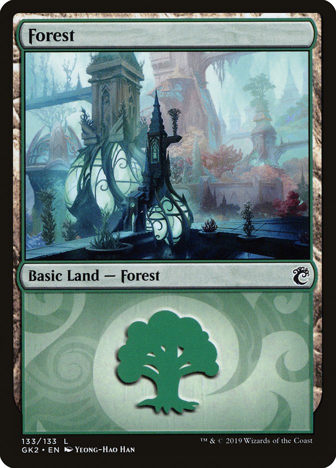 Forest (133) [Ravnica Allegiance Guild Kit] | Silver Goblin