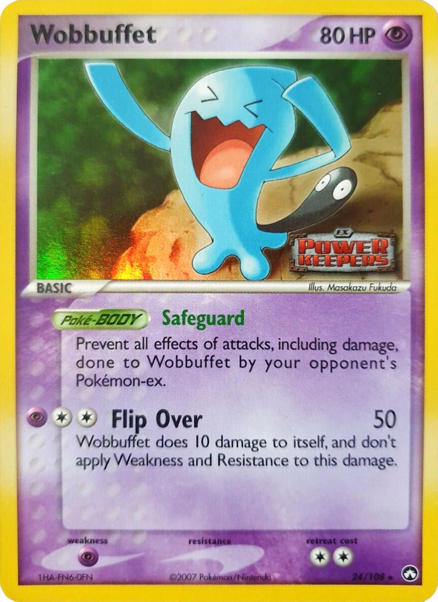 Wobbuffet (24/108) (Stamped) [EX: Power Keepers] | Silver Goblin