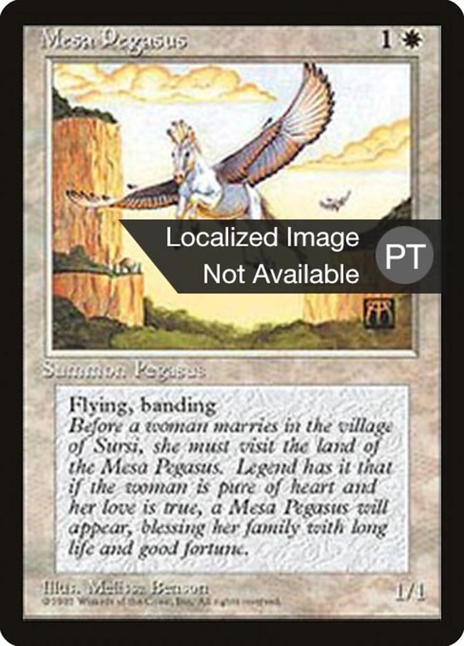 Mesa Pegasus [Fourth Edition (Foreign Black Border)] | Silver Goblin