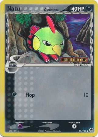 Natu (55/101) (Delta Species) (Stamped) [EX: Dragon Frontiers] | Silver Goblin