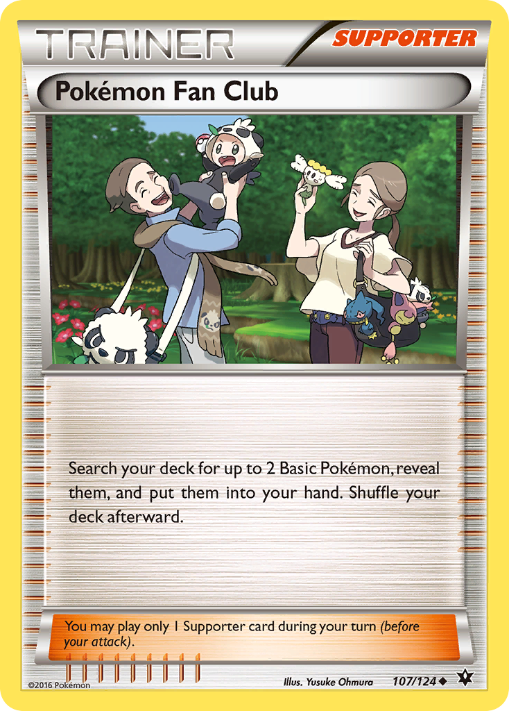 Pokemon Fan Club (107/124) [XY: Fates Collide] | Silver Goblin