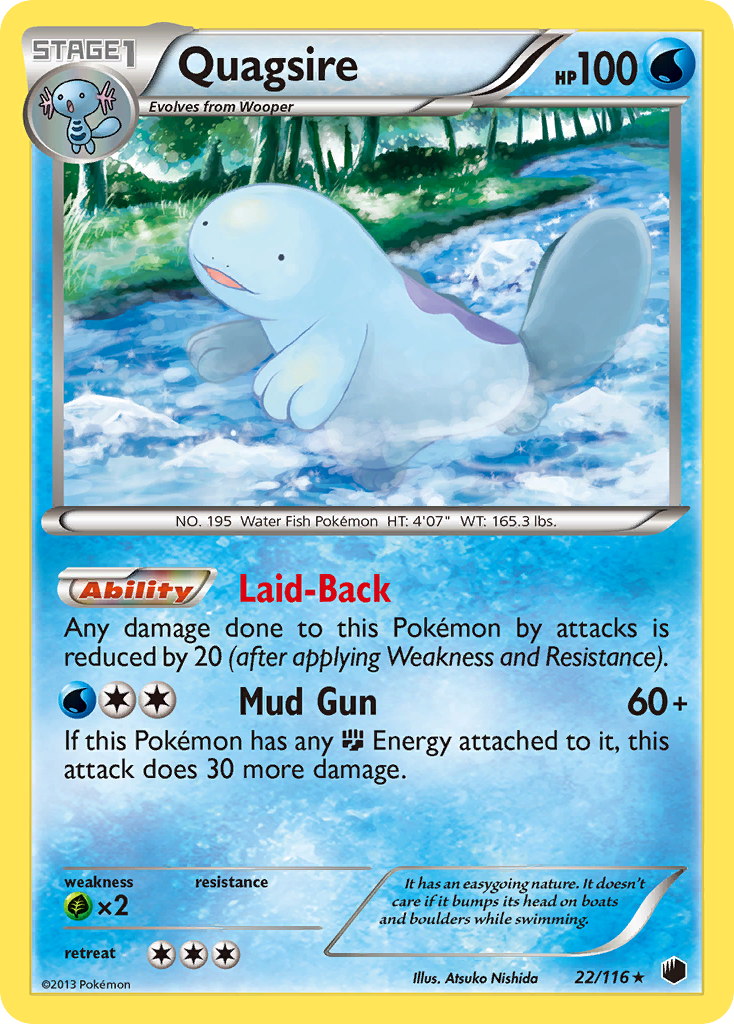 Quagsire (22/116) [Black & White: Plasma Freeze] | Silver Goblin