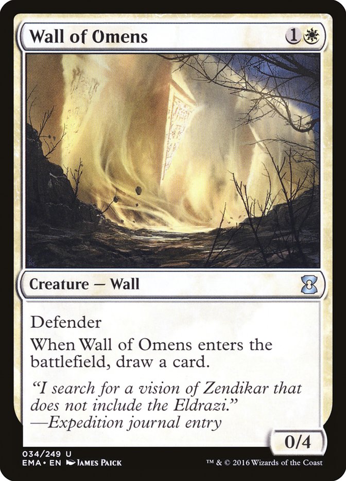 Wall of Omens [Eternal Masters] | Silver Goblin