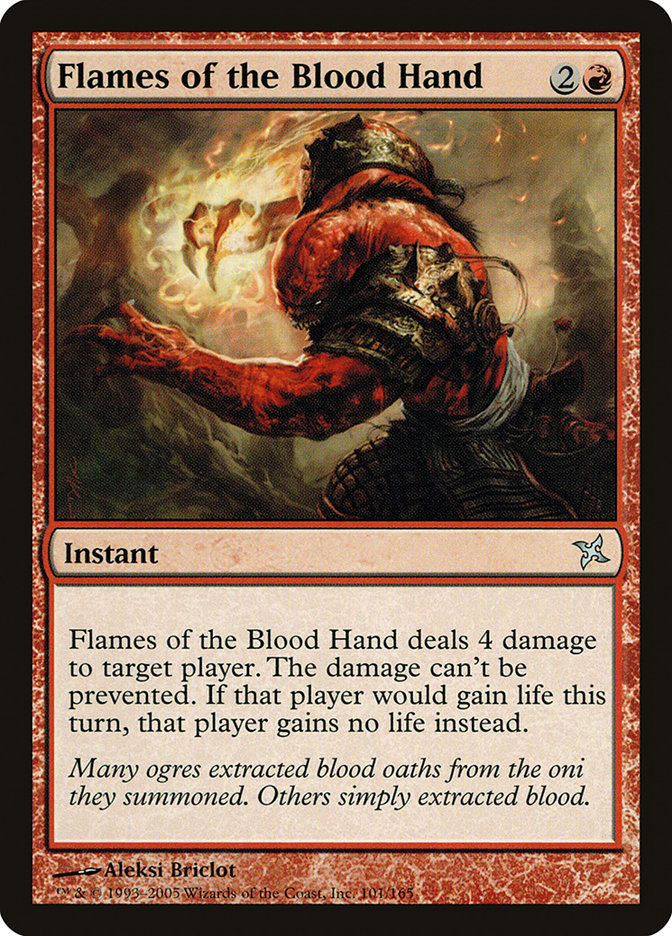 Flames of the Blood Hand [Betrayers of Kamigawa] | Silver Goblin
