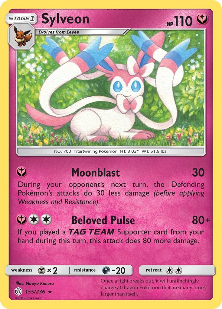 Sylveon (155/236) [Sun & Moon: Cosmic Eclipse] | Silver Goblin