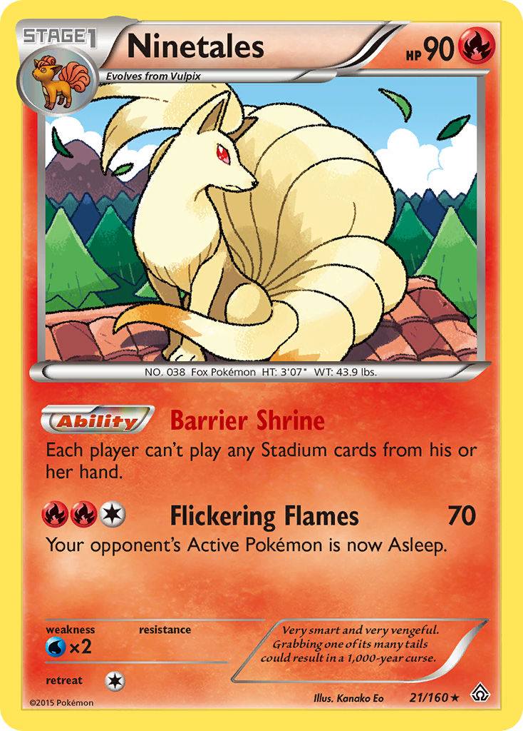 Ninetales (21/160) [XY: Primal Clash] | Silver Goblin