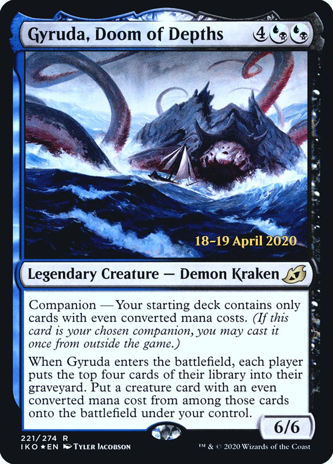 Gyruda, Doom of Depths [Ikoria: Lair of Behemoths Prerelease Promos] | Silver Goblin