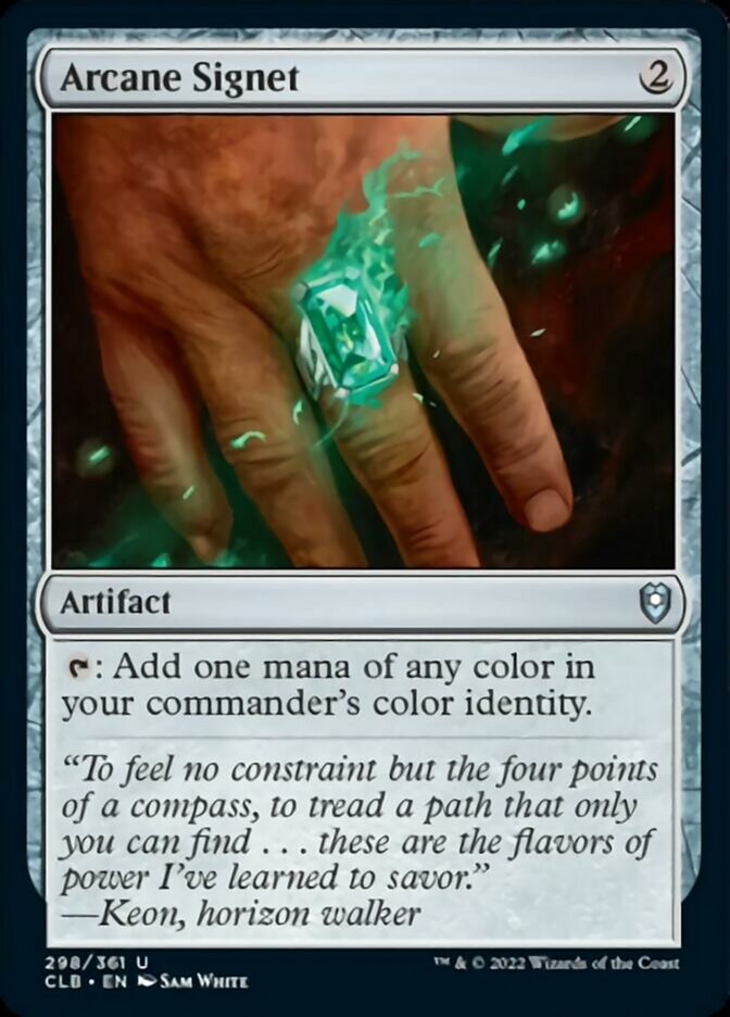 Arcane Signet [Commander Legends: Battle for Baldur's Gate] | Silver Goblin