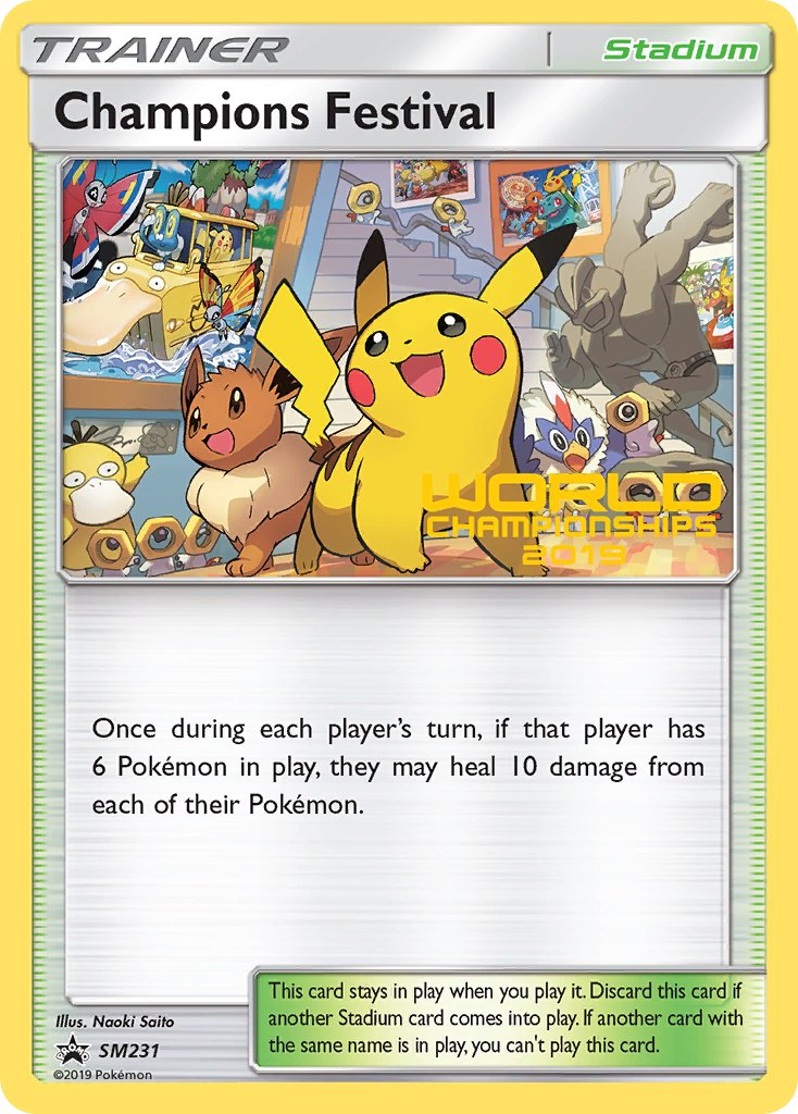 Champions Festival (SM231) (Top Sixteen 2019) [Sun & Moon: Black Star Promos] | Silver Goblin