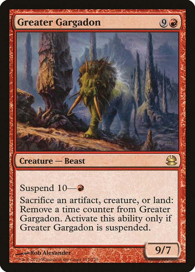 Greater Gargadon [Modern Masters] | Silver Goblin