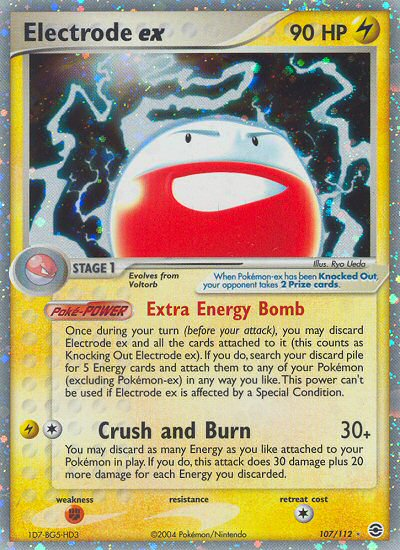 Electrode ex (107/112) [EX: FireRed & LeafGreen] | Silver Goblin