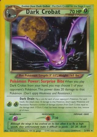 Dark Crobat (2/105) [Neo Destiny Unlimited] | Silver Goblin