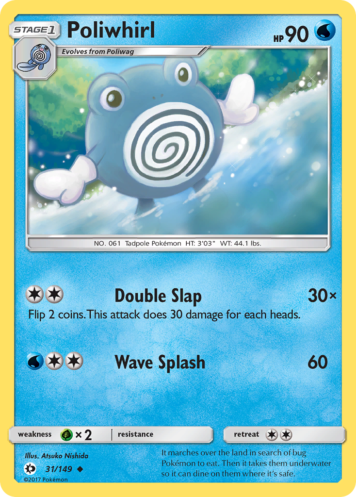 Poliwhirl (31/149) [Sun & Moon: Base Set] | Silver Goblin