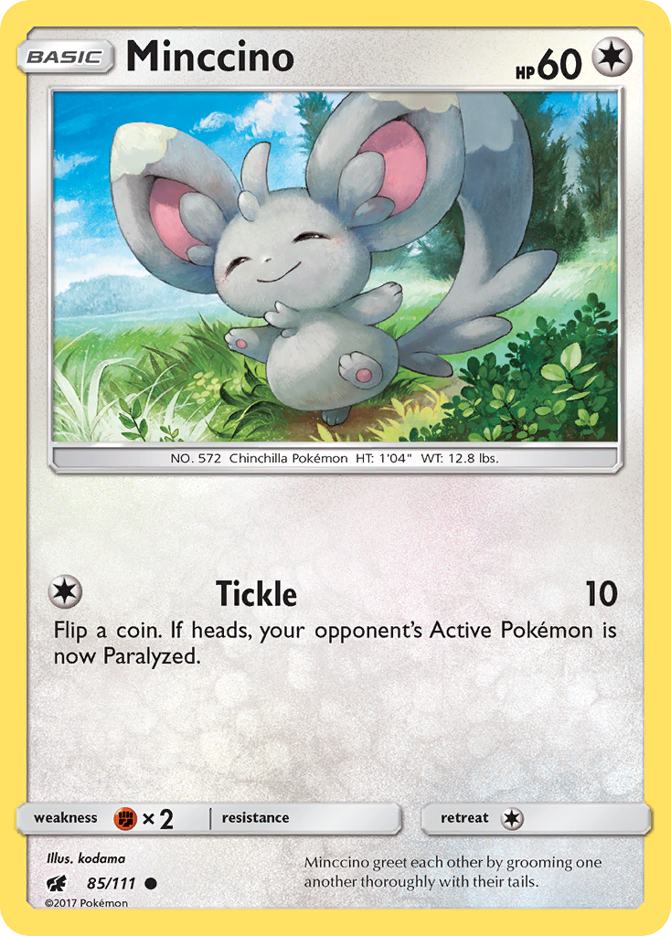 Minccino (85/111) [Sun & Moon: Crimson Invasion] | Silver Goblin