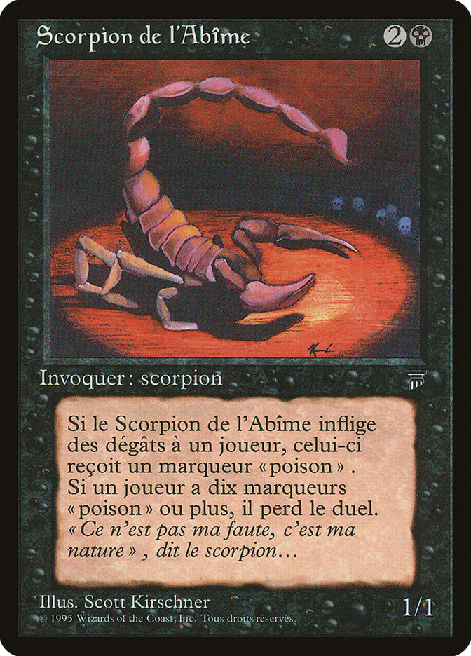 Pit Scorpion (French) - "Scorpion de l'Abime" [Renaissance] | Silver Goblin