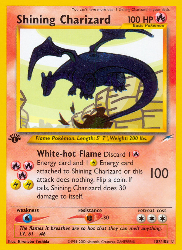 Shining Charizard (107/105) [Neo Destiny 1st Edition] | Silver Goblin